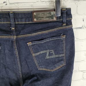 ZARA WOMAN | regular fit medium-dark wash jeans